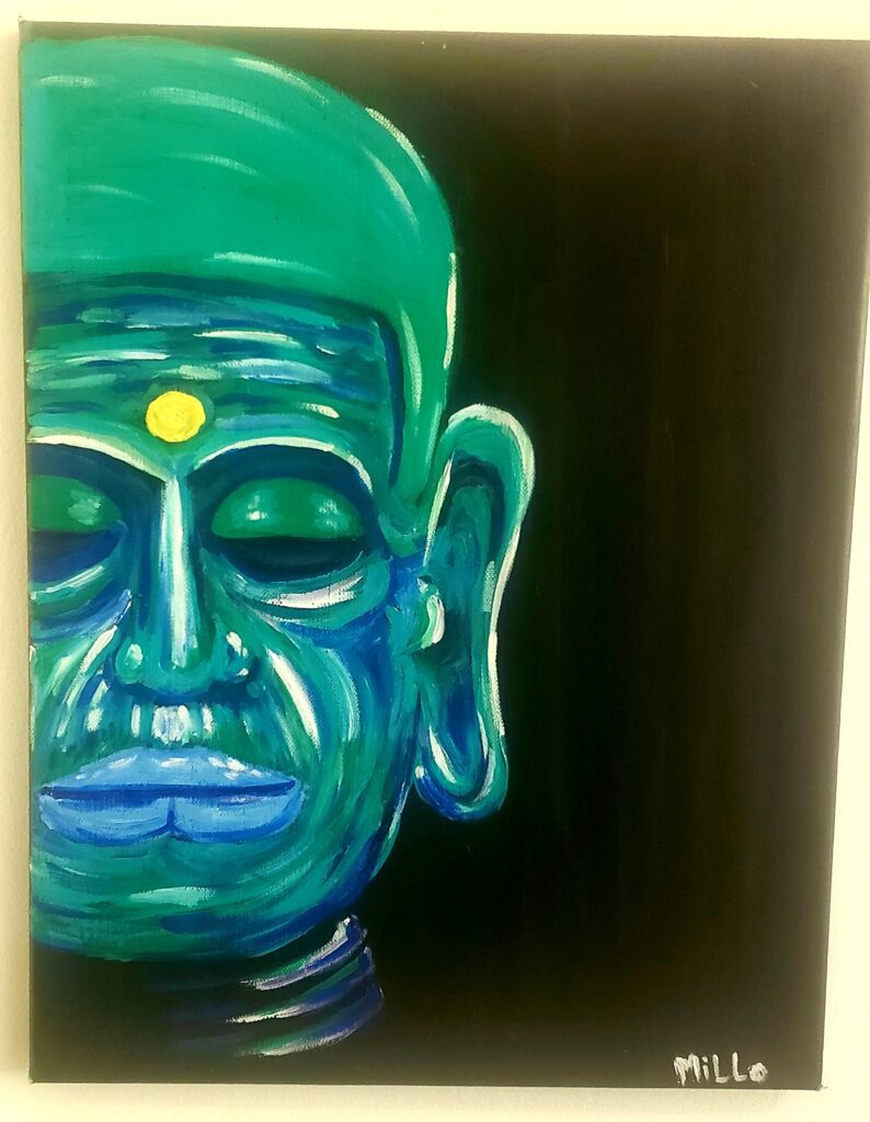Buddha - 30cmx40cm Location - UK